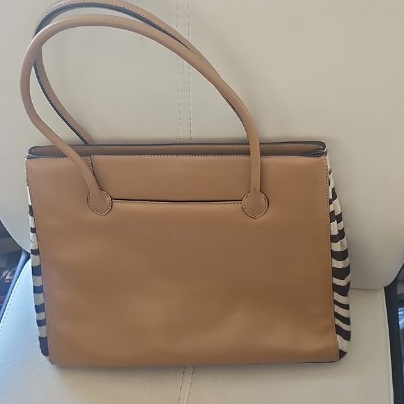 Adrienne Vittadini Handbags - ADRIENNE VITTADINI Tan Leather Bag